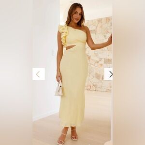 Billy J - Amina Maxi Dress - Yellow